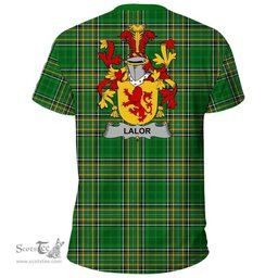 Irish Lalor or O'Lawlor Coat of Arms Family Crest Ireland T Shirt Irish National Tartan Irish County T Shirts