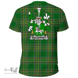 Irish McCaffrey Coat of Arms Family Crest Ireland T Shirt Irish National Tartan Irish County T Shirts