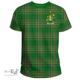 Irish Reilly or O'Reilly Coat of Arms Family Crest Ireland T Shirt Irish National Tartan Irish County T Shirts