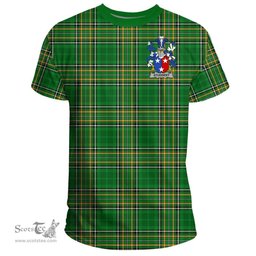 Irish Studdert Coat of Arms Family Crest Ireland T Shirt Irish National Tartan Irish County T Shirts
