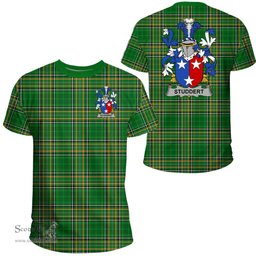Irish Studdert Coat of Arms Family Crest Ireland T Shirt Irish National Tartan Irish County T Shirts