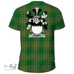 Irish Power Coat of Arms Family Crest Ireland T Shirt Irish National Tartan Irish County T Shirts