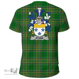 Irish Stone Coat of Arms Family Crest Ireland T Shirt Irish National Tartan Irish County T Shirts