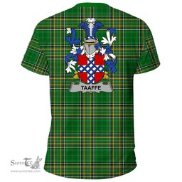 Irish Taaffe Coat of Arms Family Crest Ireland T Shirt Irish National Tartan Irish County T Shirts