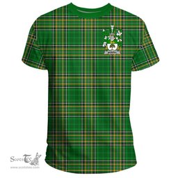 Irish Murphy (Wexford) Coat of Arms Family Crest Ireland T Shirt Irish National Tartan Irish County T Shirts