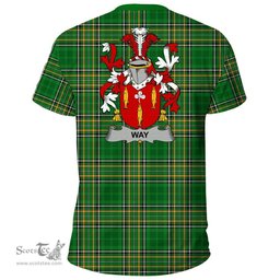 Irish Way Coat of Arms Family Crest Ireland T Shirt Irish National Tartan Irish County T Shirts
