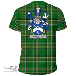 Irish Sheilds Coat of Arms Family Crest Ireland T Shirt Irish National Tartan Irish County T Shirts