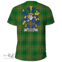 Irish Whitney Coat of Arms Family Crest Ireland T Shirt Irish National Tartan Irish County T Shirts