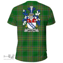 Irish Whelan Coat of Arms Family Crest Ireland T Shirt Irish National Tartan Irish County T Shirts