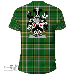 Irish Yaxley Coat of Arms Family Crest Ireland T Shirt Irish National Tartan Irish County T Shirts