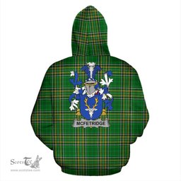 Scottish McFetridge Coat of Arms Family Crest Ireland Hoodie Irish National Tartan Irish County Hoodie