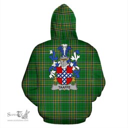 Scottish Taaffe Coat of Arms Family Crest Ireland Hoodie Irish National Tartan Irish County Hoodie