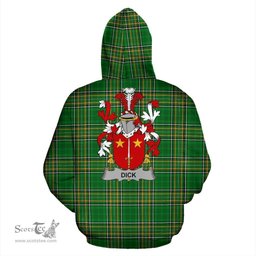 Scottish Dick Coat of Arms Family Crest Ireland Hoodie Irish National Tartan Irish County Hoodie