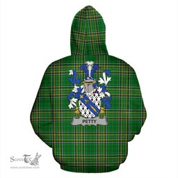 Scottish Petty Coat of Arms Family Crest Ireland Hoodie Irish National Tartan Irish County Hoodie