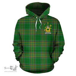 Scottish Boyle or O'Boyle Coat of Arms Family Crest Ireland Hoodie Irish National Tartan Irish County Hoodie