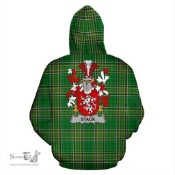 Scottish Stack Coat of Arms Family Crest Ireland Hoodie Irish National Tartan Irish County Hoodie