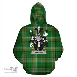 Scottish Strong Coat of Arms Family Crest Ireland Hoodie Irish National Tartan Irish County Hoodie