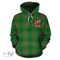 Scottish Way Coat of Arms Family Crest Ireland Hoodie Irish National Tartan Irish County Hoodie