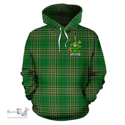 Scottish McCain or O'Kane Coat of Arms Family Crest Ireland Hoodie Irish National Tartan Irish County Hoodie