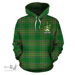 Scottish Kildahl Coat of Arms Family Crest Ireland Hoodie Irish National Tartan Irish County Hoodie