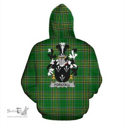 Scottish Forstall Coat of Arms Family Crest Ireland Hoodie Irish National Tartan Irish County Hoodie