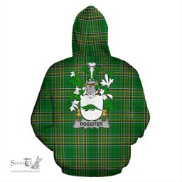 Scottish Rossiter Coat of Arms Family Crest Ireland Hoodie Irish National Tartan Irish County Hoodie