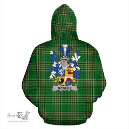 Scottish Neill or McNeill Coat of Arms Family Crest Ireland Hoodie Irish National Tartan Irish County Hoodie
