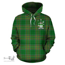 Scottish Haly Coat of Arms Family Crest Ireland Hoodie Irish National Tartan Irish County Hoodie