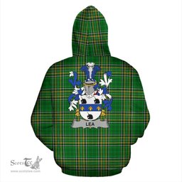 Scottish Lea or McLea Coat of Arms Family Crest Ireland Hoodie Irish National Tartan Irish County Hoodie