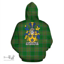 Scottish Montgomery Coat of Arms Family Crest Ireland Hoodie Irish National Tartan Irish County Hoodie