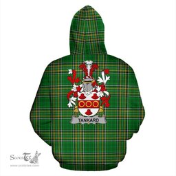 Scottish Tankard Coat of Arms Family Crest Ireland Hoodie Irish National Tartan Irish County Hoodie