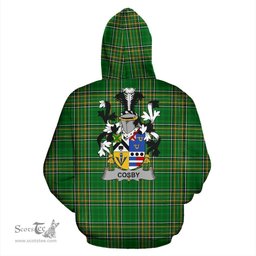 Scottish Cosby (Lord Sydney) Coat of Arms Family Crest Ireland Hoodie Irish National Tartan Irish County Hoodie