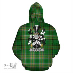 Scottish Forster Coat of Arms Family Crest Ireland Hoodie Irish National Tartan Irish County Hoodie
