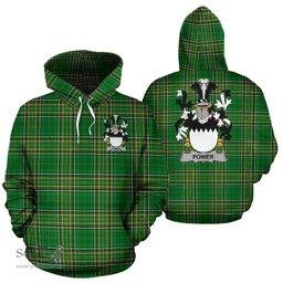 Scottish Power Coat of Arms Family Crest Ireland Hoodie Irish National Tartan Irish County Hoodie
