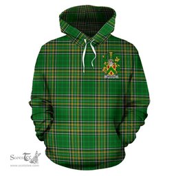 Scottish Drought Coat of Arms Family Crest Ireland Hoodie Irish National Tartan Irish County Hoodie