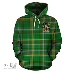 Scottish Morrison Coat of Arms Family Crest Ireland Hoodie Irish National Tartan Irish County Hoodie
