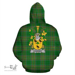 Scottish Starkey Coat of Arms Family Crest Ireland Hoodie Irish National Tartan Irish County Hoodie