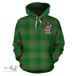 Scottish Litton Coat of Arms Family Crest Ireland Hoodie Irish National Tartan Irish County Hoodie