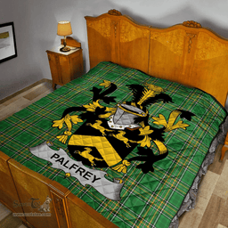 Scottish Palfrey Irish Coat of Arms Family Crest Quilt Irish National Tartan Irish County Quilts