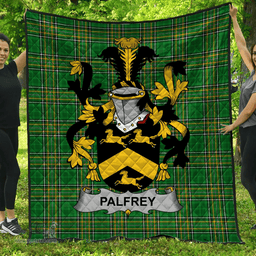 Scottish Palfrey Irish Coat of Arms Family Crest Quilt Irish National Tartan Irish County Quilts