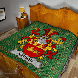 Scottish Yarner Irish Coat of Arms Family Crest Quilt Irish National Tartan Irish County Quilts