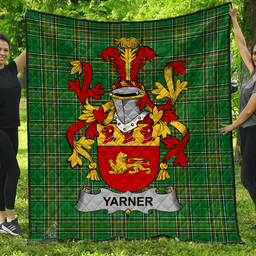 Scottish Yarner Irish Coat of Arms Family Crest Quilt Irish National Tartan Irish County Quilts