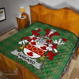 Scottish Tankard Irish Coat of Arms Family Crest Quilt Irish National Tartan Irish County Quilts