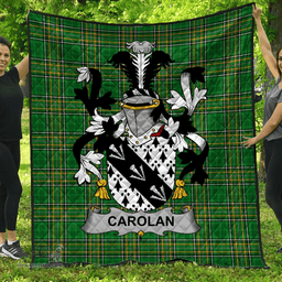 Scottish Carolan Irish Coat of Arms Family Crest Quilt Irish National Tartan Irish County Quilts
