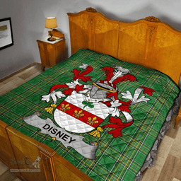 Scottish Disney Irish Coat of Arms Family Crest Quilt Irish National Tartan Irish County Quilts