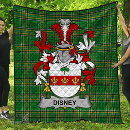 Scottish Disney Irish Coat of Arms Family Crest Quilt Irish National Tartan Irish County Quilts