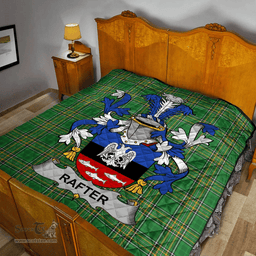 Scottish Rafter Irish Coat of Arms Family Crest Quilt Irish National Tartan Irish County Quilts