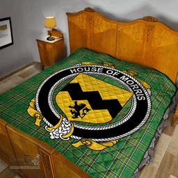 Scottish House Of Morris Irish Coat of Arms Family Crest Quilt Irish National Tartan Irish County Quilts
