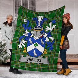 Scottish Sheilds Coat of Arms Family Crest Ireland Blanket Irish National Tartan Irish County Blanket