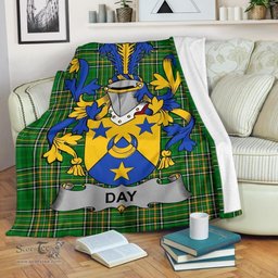 Scottish Day Coat of Arms Family Crest Ireland Blanket Irish National Tartan Irish County Blanket